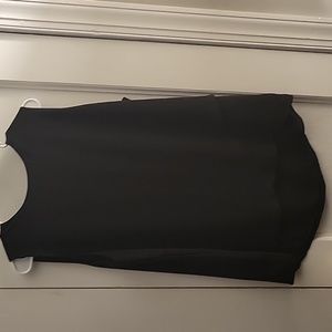 Chicos black layered top